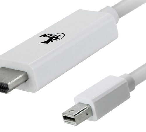 Cable convertidor con conector Mini DisplayPort macho a HDMI macho- Xtech